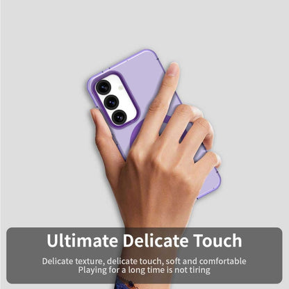 For Samsung Galaxy S25 5G Candy Magsafe PC Hybrid TPU Phone Case(Purple) - Galaxy S25 5G Cases by PMC Jewellery | Online Shopping South Africa | PMC Jewellery | Buy Now Pay Later Mobicred