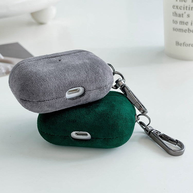 For AirPods Pro 2 Turn Fur Bluetooth Earphone PC Protective Case(Green) - free shipping - PMC Jewellery - Order now!