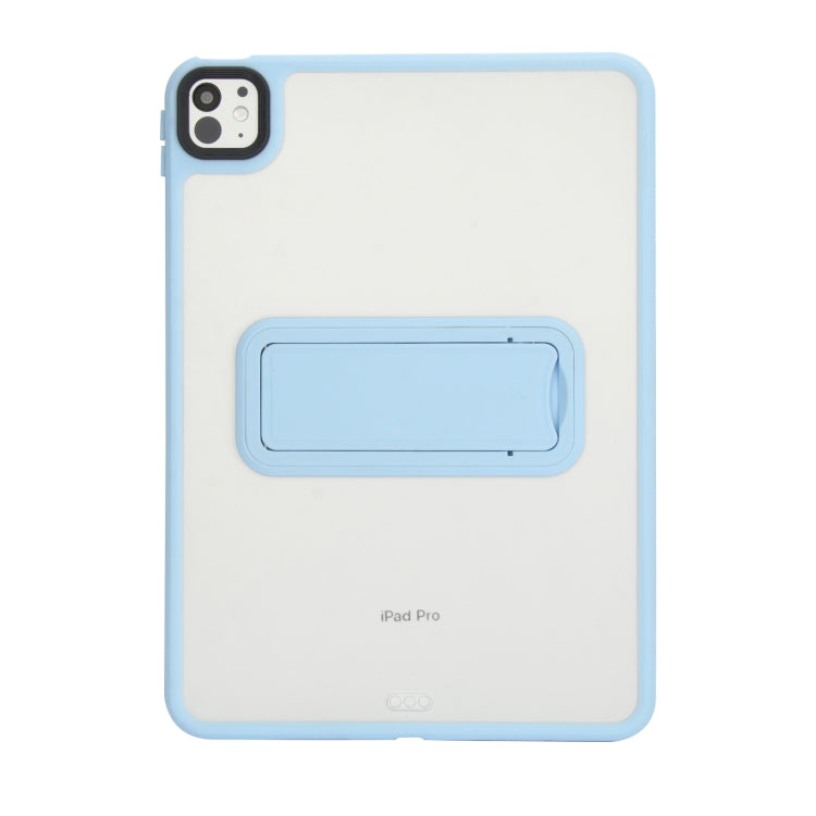 For iPad mini 2024 / mini 6 8.3 inch Skin Feel Holder PC Hybrid TPU Tablet Case(Light Blue) - iPad mini 6 Cases by PMC Jewellery | Online Shopping South Africa | PMC Jewellery | Buy Now Pay Later Mobicred