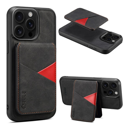 For iPhone 16 Pro ESEBLE E2 Retro Texture Card Slots MagSafe RFID Leather Case(Black) - iPhone 16 Pro Cases by ESEBLE | Online Shopping South Africa | PMC Jewellery | Buy Now Pay Later Mobicred