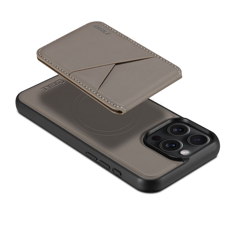 For iPhone 16 Plus ESEBLE E3 Plain Texture Card Slots MagSafe RFID Leather Case(Grey) - iPhone 16 Plus Cases by ESEBLE | Online Shopping South Africa | PMC Jewellery | Buy Now Pay Later Mobicred