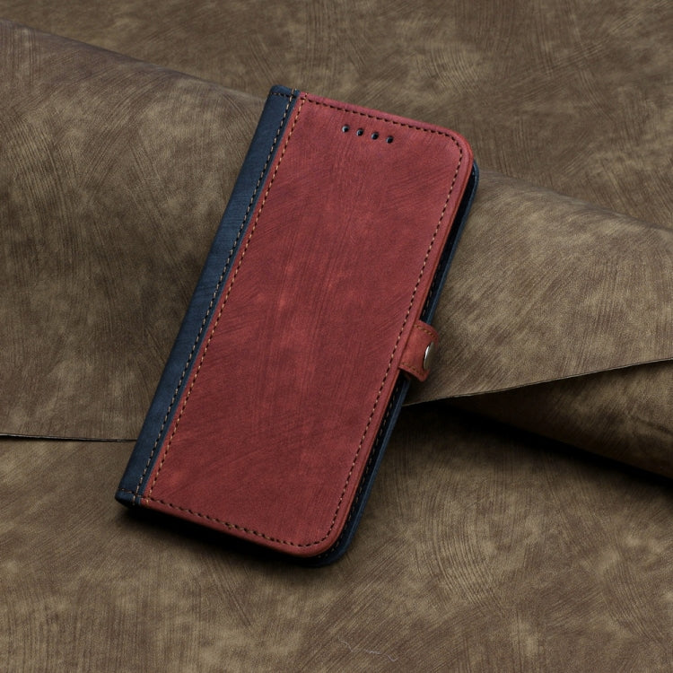 For Samsung Galaxy S25 Ultra 5G Side Buckle Double Fold Hand Strap Leather Phone Case(Red) - Galaxy S25 Ultra 5G Cases by PMC TechLife | Online Shopping South Africa | PMC TechLife | Buy Now Pay Later Mobicred