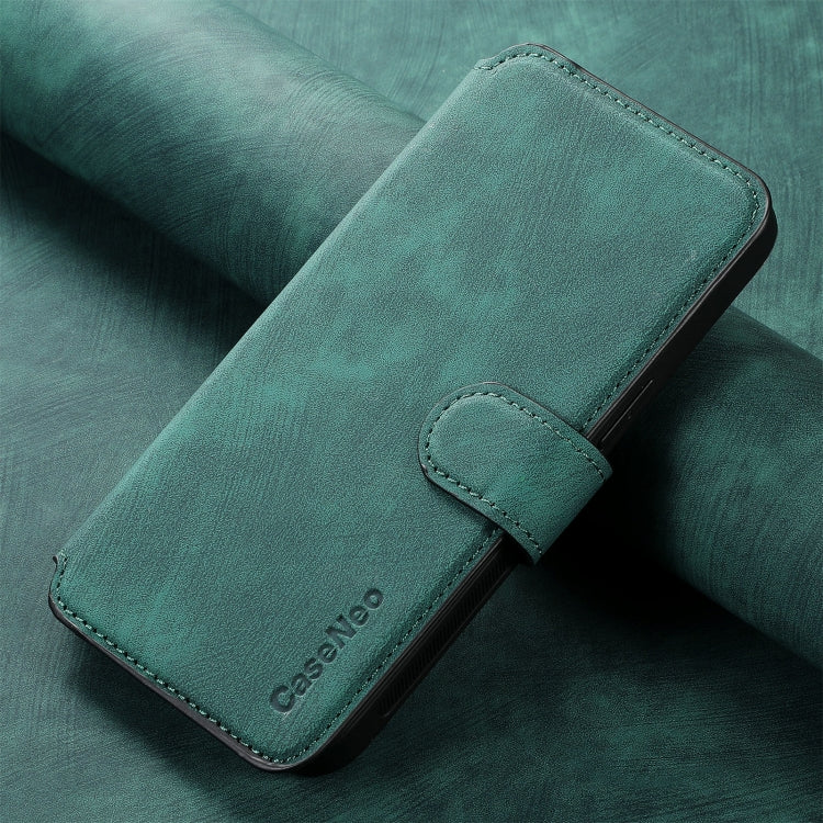 For iPhone 16 Pro Max CaseNeo MagSafe RFID Anti-theft Retro Leather Phone Case(Green) - iPhone 16 Pro Max Cases by CaseNeo | Online Shopping South Africa | PMC Jewellery | Buy Now Pay Later Mobicred