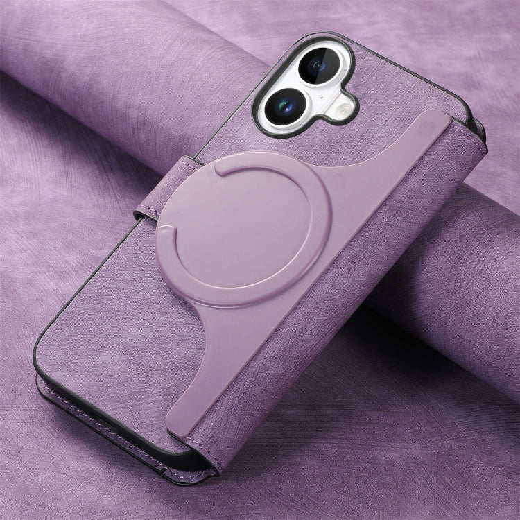 For iPhone 16 Plus CaseNeo MagSafe RFID Anti-theft Retro Leather Phone Case(Purple) - iPhone 16 Plus Cases by CaseNeo | Online Shopping South Africa | PMC Jewellery | Buy Now Pay Later Mobicred