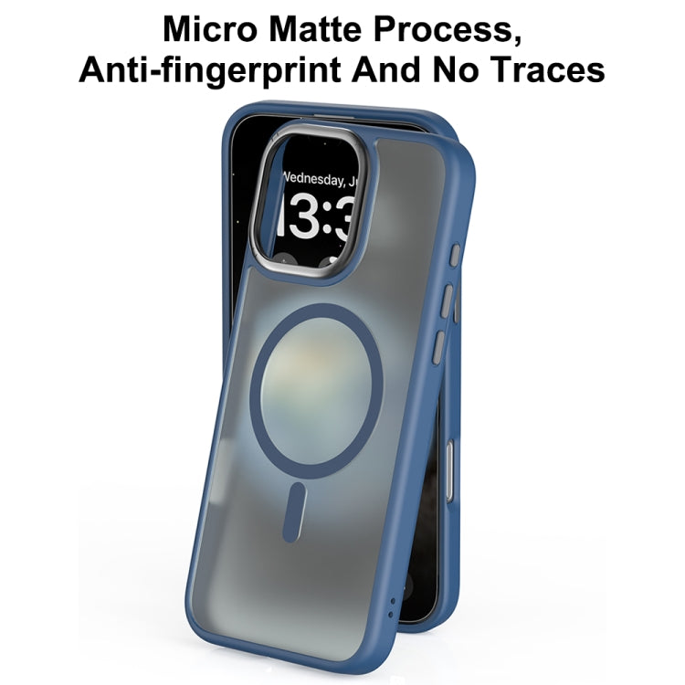 For iPhone 16 Pro Mutural Skin Feel Series Frosted MagSafe Magnetic Phone Case(Black) - iPhone 16 Pro Cases by Mutural | Online Shopping South Africa | PMC Jewellery | Buy Now Pay Later Mobicred