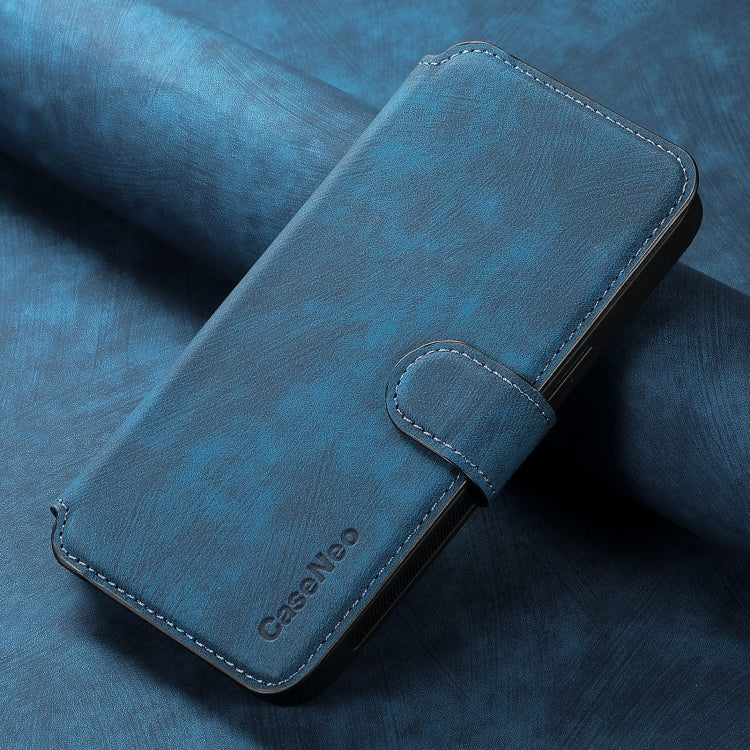 For Motorola Moto G 5G 2024 CaseNeo MagSafe RFID Anti-theft Retro Leather Phone Case(Blue) - Motorola Cases by CaseNeo | Online Shopping South Africa | PMC Jewellery | Buy Now Pay Later Mobicred