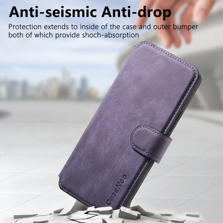 For Motorola Moto G Stylus 5G 2024 CaseNeo MagSafe RFID Anti-theft Retro Leather Phone Case(Purple) - Motorola Cases by CaseNeo | Online Shopping South Africa | PMC Jewellery | Buy Now Pay Later Mobicred