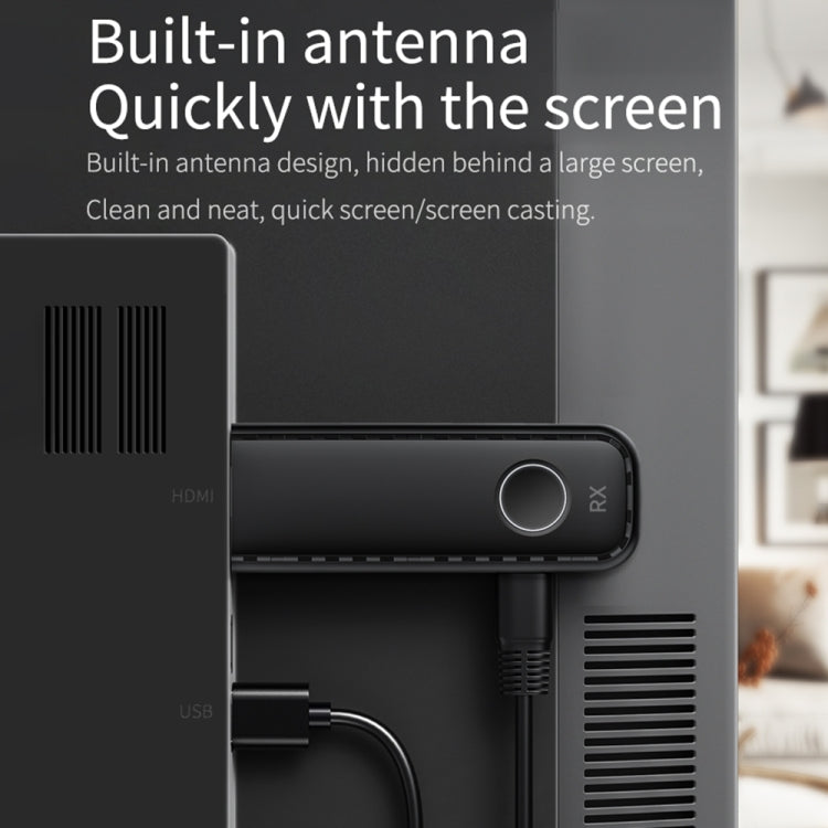 G57 Smart Wireless Assistance System HDMI Wireless Extender with Transmitter and Receiver(Black) - DVB-T & Analog Solutions by PMC TechLife | Online Shopping South Africa | PMC TechLife | Buy Now Pay Later Mobicred