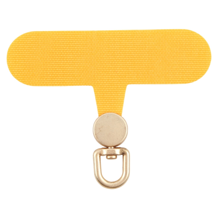 360 Degree Rotation Mobile Phone Lanyard Fixing Gasket(Yellow) - free shipping - PMc TechLife - Order now!