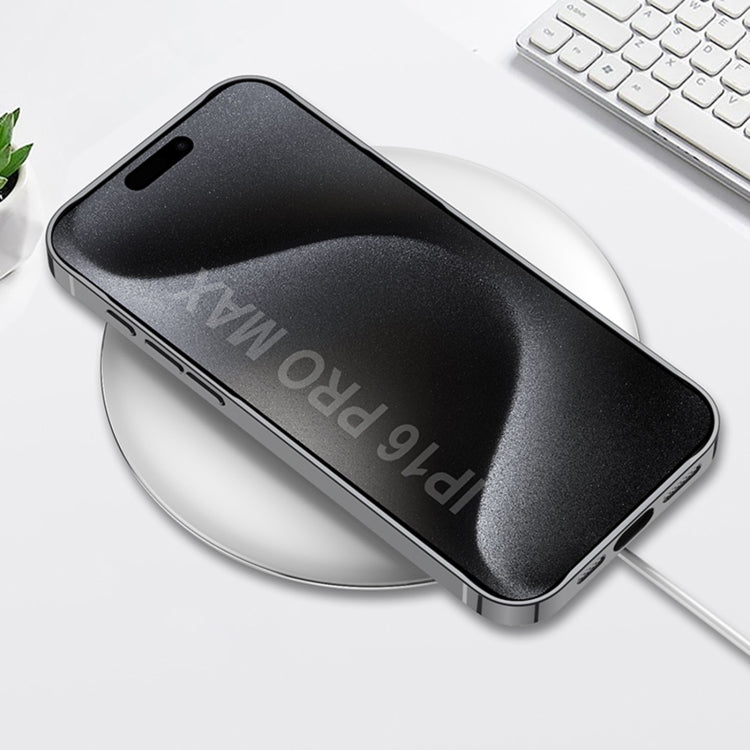 For iPhone 16 Pro Max GKK Plating Leather Wave MagSafe Phone Case(Carbon Fiber) - free shipping - PMC Jewellery - Order now!