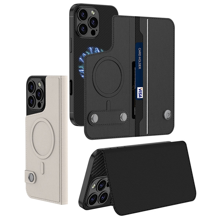 For iPhone 16 Pro GKK Detachable Flip Leather MagSafe Phone Case(Titanium Gray) - free shipping - PMC Jewellery - Order now!