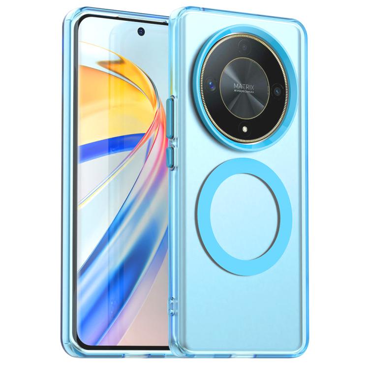 For Honor Magic6 Lite 5G Candy Magsafe PC Hybrid TPU Phone Case(Blue) - free shipping - PMC TechLife - Order now!