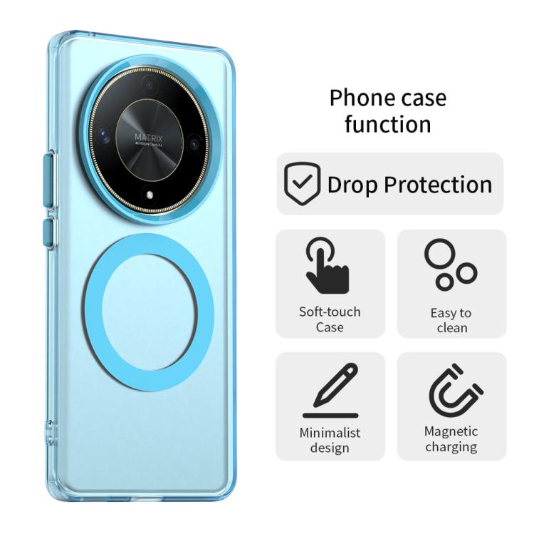 For Honor Magic6 Lite 5G Candy Magsafe PC Hybrid TPU Phone Case(Blue) - free shipping - PMC TechLife - Order now!