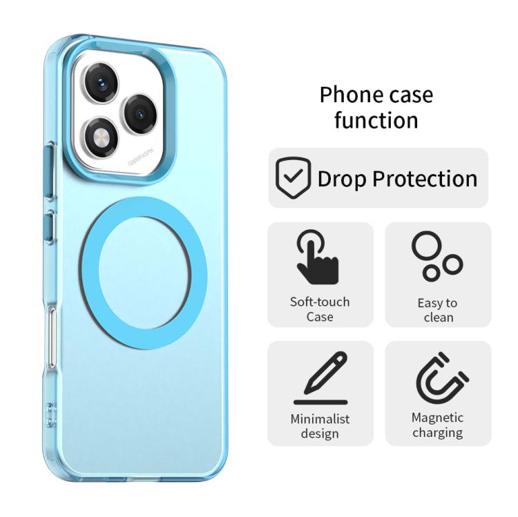 For Honor 400 Lite Global Candy Magsafe PC Hybrid TPU Phone Case(Blue) - free shipping - PMC TechLife - Order now!