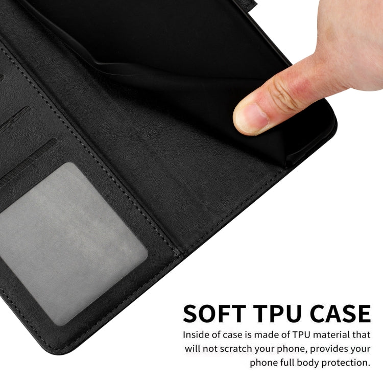 For Samsung Galaxy S25 / S24 5G Solid Calf Texture Flip Leather Phone Case(Black) - Galaxy S25 5G Cases by PMC TechLife | Online Shopping South Africa | PMC TechLife | Buy Now Pay Later Mobicred