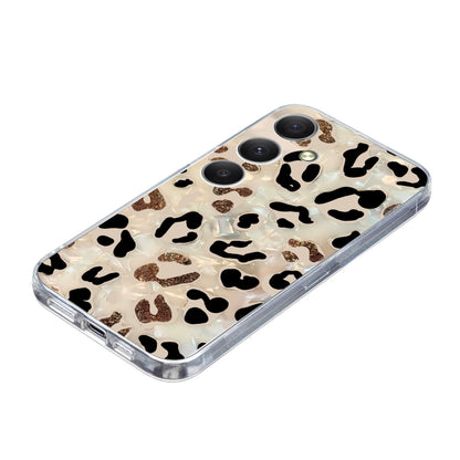 For Samsung Galaxy S25 5G Colorful Painting Pattern TPU Phone Case(Leopard) - Galaxy S25 5G Cases by PMC Jewellery | Online Shopping South Africa | PMC Jewellery | Buy Now Pay Later Mobicred