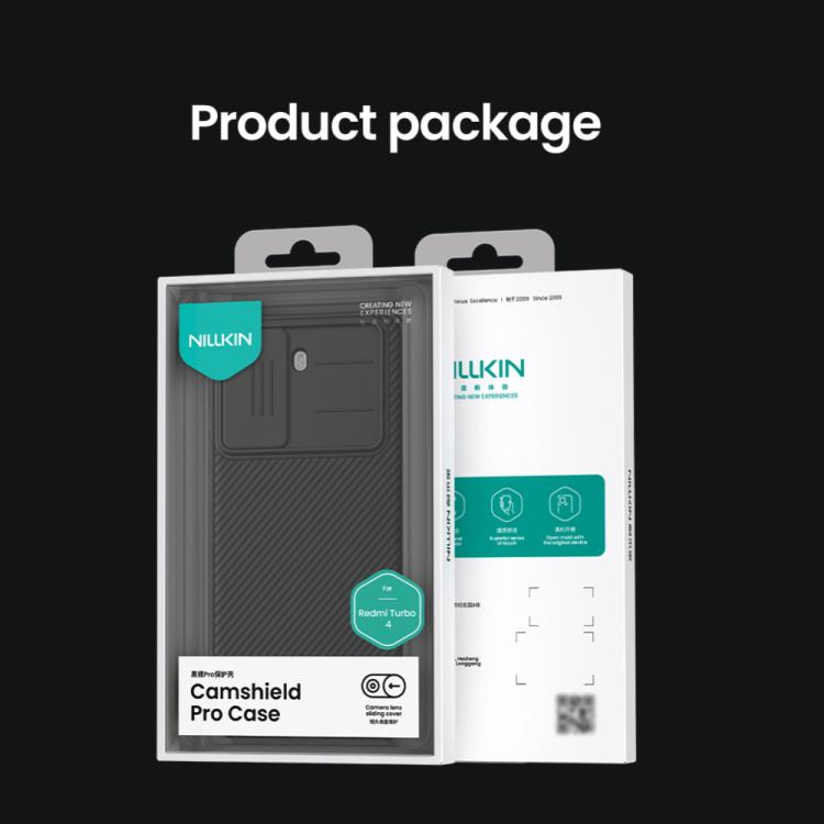 For Redmi Turbo 4 NILLKIN CamShield Pro PC Phone Case(Blue) - Xiaomi Cases by NILLKIN | Online Shopping South Africa | PMc TechLife | Buy Now Pay Later Mobicred