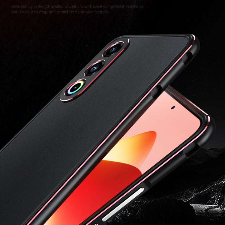For Meizu 21 Aurora Series Lens Protector + Metal Frame Phone Case(Silver) - Meizu by PMC TechLife | Online Shopping South Africa | PMC TechLife | Buy Now Pay Later Mobicred