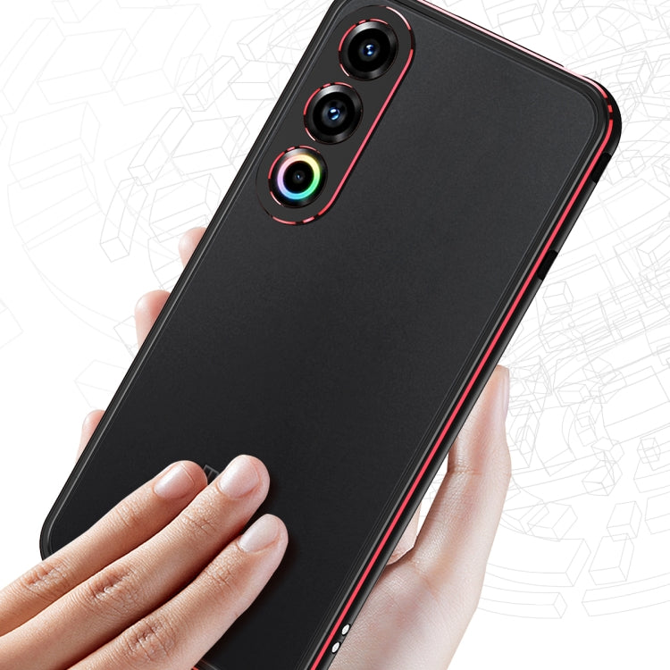 For Meizu 21 Aurora Series Lens Protector + Metal Frame Phone Case(Silver) - Meizu by PMC TechLife | Online Shopping South Africa | PMC TechLife | Buy Now Pay Later Mobicred