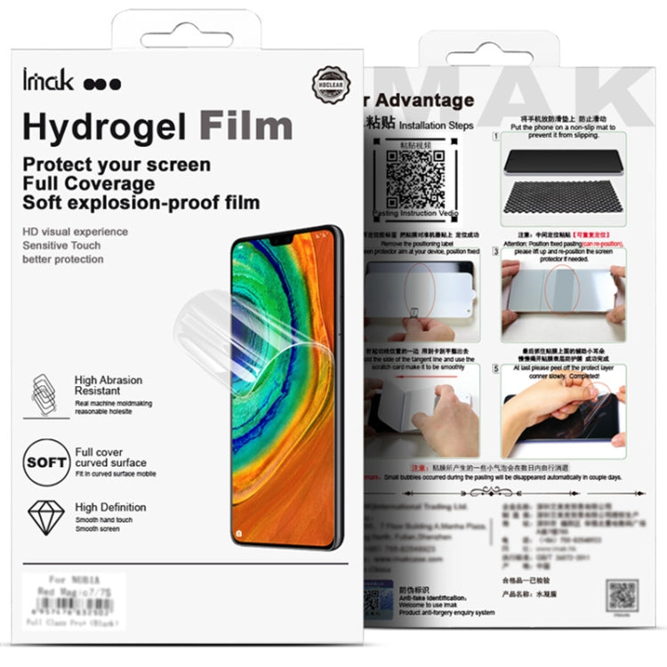 For Honor X70 5G imak 4th Generation  Full Coverage Screen Hydrogel Film Protector - free shipping - PMC TechLife - Order now!