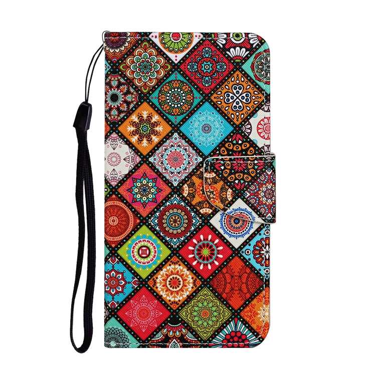 For Samsung Galaxy S25+ 5G Colored Drawing Pattern Leather Phone Case(Ethnic Style) - Galaxy S25+ 5G Cases by PMC Jewellery | Online Shopping South Africa | PMC Jewellery | Buy Now Pay Later Mobicred