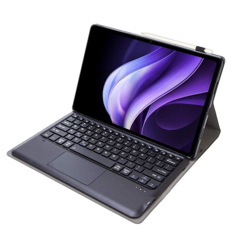 For vivo Pad3 12.1 inch AV10-A TPU Ultra-thin Detachable Bluetooth Keyboard Leather Case with Touchpad(Black) - Others Keyboard by PMC Jewellery | Online Shopping South Africa | PMC Jewellery | Buy Now Pay Later Mobicred