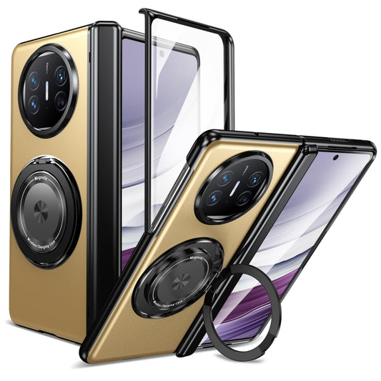 For Huawei Mate X5 Gold Medal Rotating Folding Series Ring Holder Phone Case(Gold) - Huawei Cases by PMC Jewellery | Online Shopping South Africa | PMC Jewellery | Buy Now Pay Later Mobicred