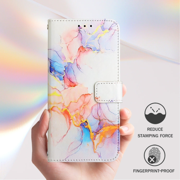 For Doogee N55 Plus PT003 Marble Pattern Flip Leather Phone Case(Galaxy Marble White) - More Brand by PMC TechLife | Online Shopping South Africa | PMC TechLife | Buy Now Pay Later Mobicred
