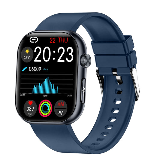 ET587 1.95 inch AMOLED Screen Smart Watch, ECG Electrocardiogram/Blood Sugar Monitoring(Blue) - Smart Watches by PMC Jewellery | Online Shopping South Africa | PMC Jewellery | Buy Now Pay Later Mobicred