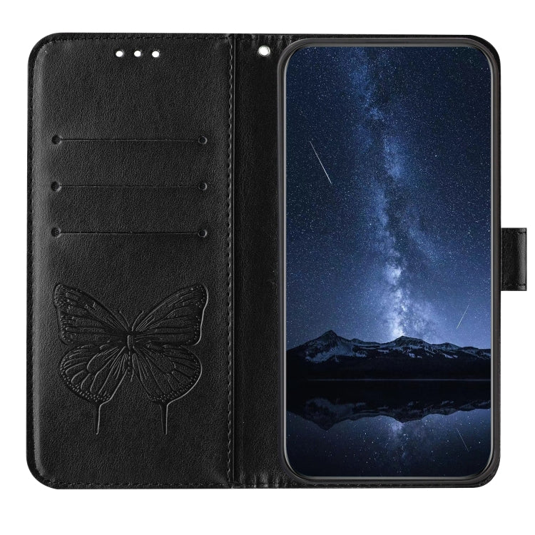 For Doogee N55 Plus Embossed Butterfly Leather Phone Case(Black) - free shipping - PMC TechLife - Order now!