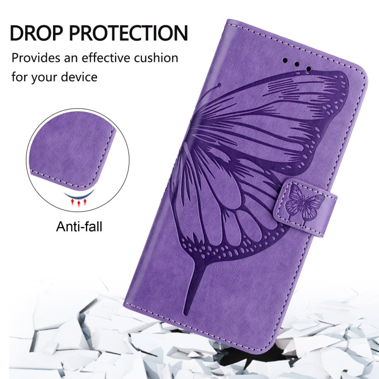 For Doogee N55 Plus Embossed Butterfly Leather Phone Case(Light Purple) - free shipping - PMC TechLife - Order now!