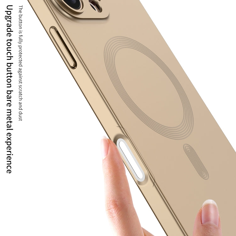 For iPhone 16 Pro GKK MagSafe Full Coverage Phone Case(Gold) - free shipping - PMC Jewellery - Order now!