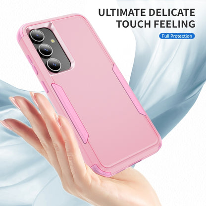 For Samsung Galaxy S25 5G TPU + PC Shockproof Protective Phone Case(Pink) - Galaxy S25 5G Cases by PMC Jewellery | Online Shopping South Africa | PMC Jewellery | Buy Now Pay Later Mobicred