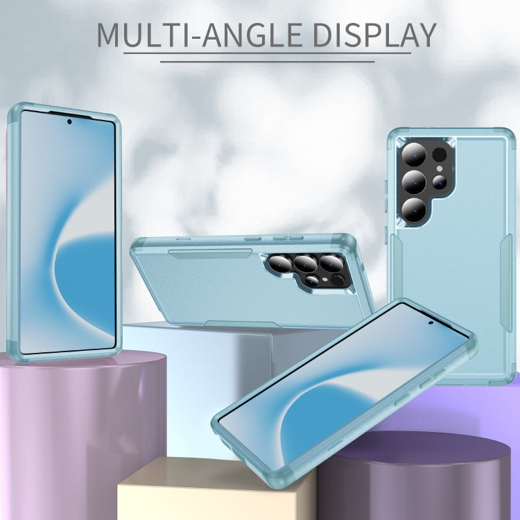 For Samsung Galaxy S25 Ultra 5G TPU + PC Shockproof Protective Phone Case(Grey Green) - Galaxy S25 Ultra 5G Cases by PMC Jewellery | Online Shopping South Africa | PMC Jewellery | Buy Now Pay Later Mobicred