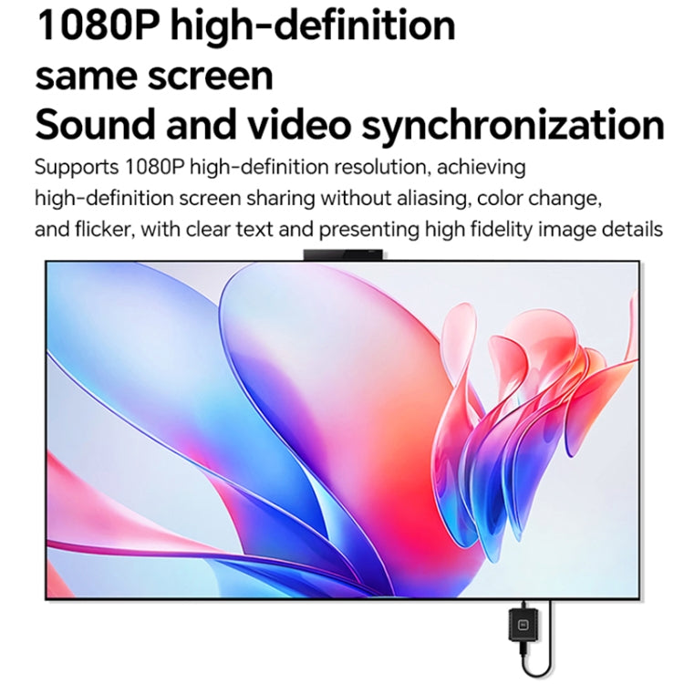G128 1080P 60Hz Wireless HD Screen Projector Transmitter and Receiver Kit(Black) - Wireless Display Dongle by PMC TechLife | Online Shopping South Africa | PMC TechLife | Buy Now Pay Later Mobicred