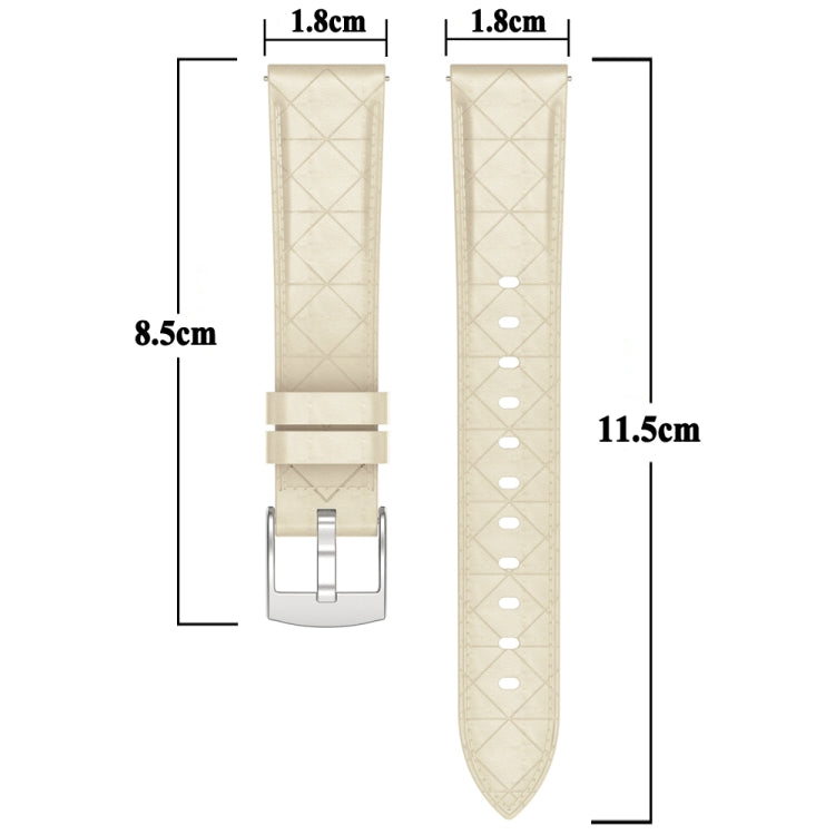 18mm Square Leather Silver Buckle Watch Band(Black) - free shipping - PMc TechLife - Order now!
