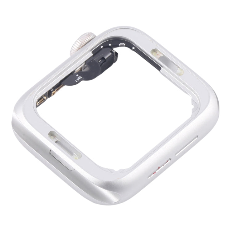 For Apple Watch SE 2020 40MM LTE Aluminium Alloy Middle Frame Bezel Plate with Crown Spin Axis Flex Cable(Silver) - Middle Frame by PMC TechLife | Online Shopping South Africa | PMC TechLife | Buy Now Pay Later Mobicred
