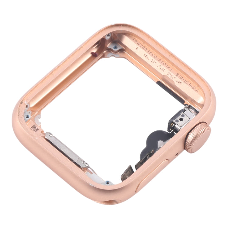 For Apple Watch Series 4 40MM GPS Aluminium Alloy Middle Frame Bezel Plate with Crown Spin Axis Flex Cable(Gold) - Middle Frame by PMC TechLife | Online Shopping South Africa | PMC TechLife | Buy Now Pay Later Mobicred