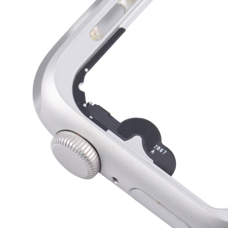 For Apple Watch Series 4 40MM GPS Aluminium Alloy Middle Frame Bezel Plate with Crown Spin Axis Flex Cable(Silver) - Middle Frame by PMC TechLife | Online Shopping South Africa | PMC TechLife | Buy Now Pay Later Mobicred