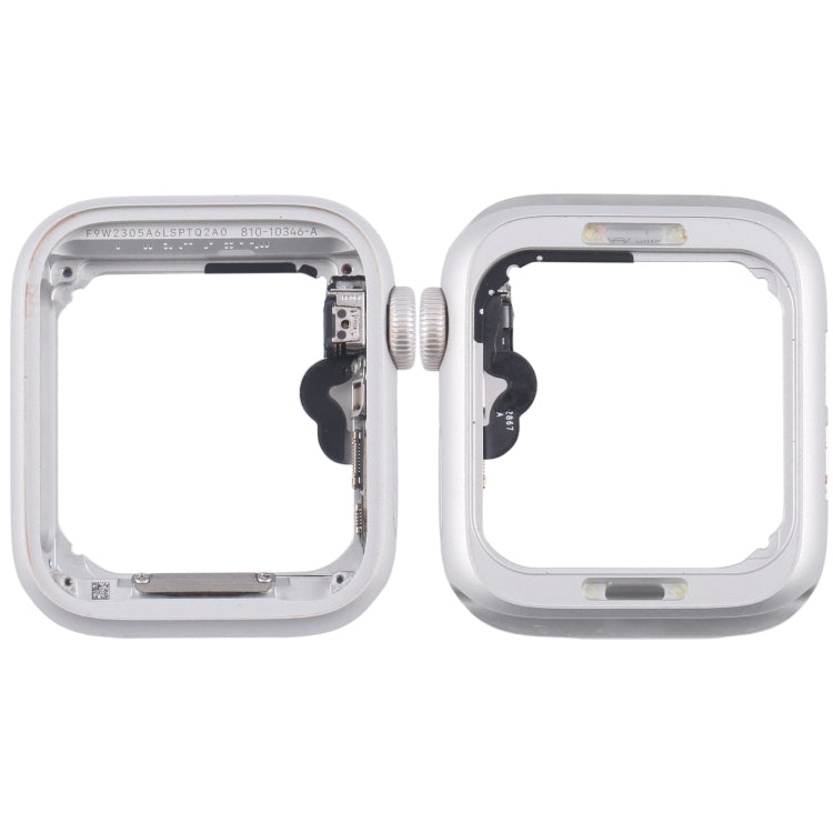 For Apple Watch Series 5 44MM LTE Aluminium Alloy Middle Frame Bezel Plate with Crown Spin Axis Flex Cable(Silver) - free shipping - PMC TechLife - Order now!