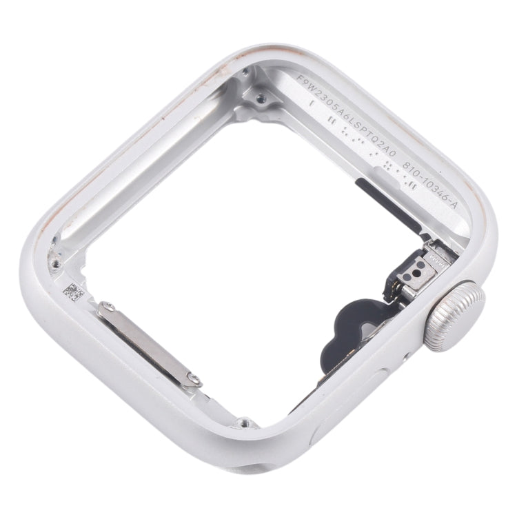 For Apple Watch Series 4 44MM GPS Aluminium Alloy Middle Frame Bezel Plate with Crown Spin Axis Flex Cable(Silver) - Middle Frame by PMC TechLife | Online Shopping South Africa | PMC TechLife | Buy Now Pay Later Mobicred
