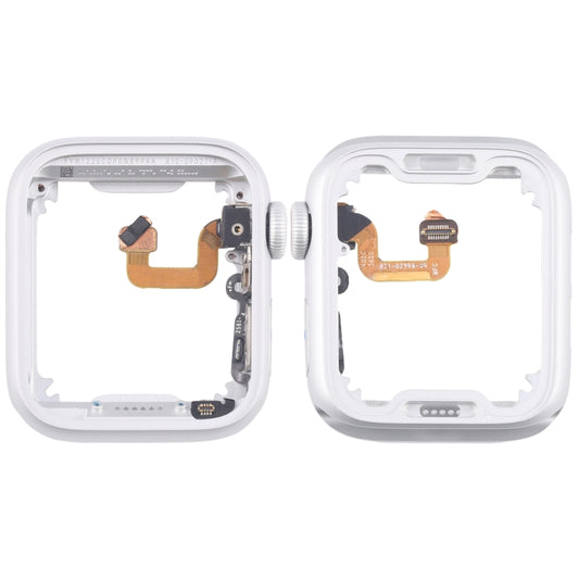 For Apple Watch Series 6 44MM LTE Aluminium Alloy Middle Frame Bezel Plate with Crown Spin Axis Flex Cable(Silver) - Middle Frame by PMC Jewellery | Online Shopping South Africa | PMC Jewellery | Buy Now Pay Later Mobicred