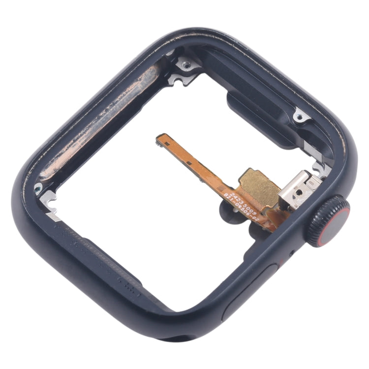 For Apple Watch Series 7 / 8 / 9 45MM LTE Aluminium Alloy Middle Frame Bezel Plate with Crown Spin Axis Flex Cable(Midnight) - Middle Frame by PMC TechLife | Online Shopping South Africa | PMC TechLife | Buy Now Pay Later Mobicred