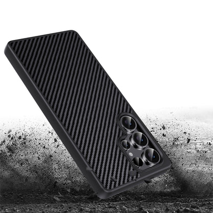 For Samsung Galaxy S25 Ultra 5G Pita Series TPU + PC Texture Phone Case(Grey) - Galaxy S25 Ultra 5G Cases by PMC Jewellery | Online Shopping South Africa | PMC Jewellery | Buy Now Pay Later Mobicred