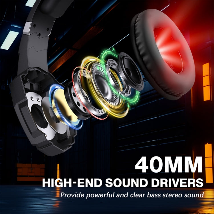 KOTION EACH G9000 Pro On-Ear Gaming Headset with Mic, Cable Length: About 2.1m(Black) - free shipping - PMC TechLife - Order now!