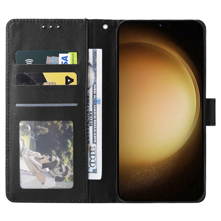 For Samsung Galaxy S25+ 5G 3-Card Slots Multifunctional Leather Phone Case(Black) - Galaxy S25+ 5G Cases by PMC Jewellery | Online Shopping South Africa | PMC Jewellery | Buy Now Pay Later Mobicred