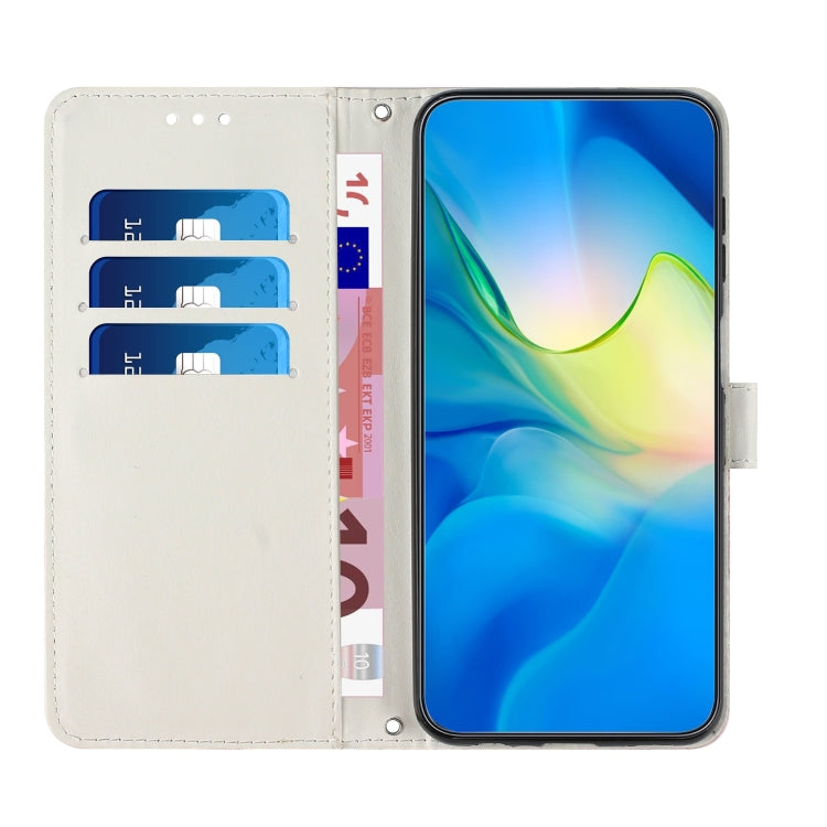 For Samsung Galaxy S25 5G Painted Marble Pattern Leather Phone Case(Rose Gold) - Galaxy S25 5G Cases by PMC Jewellery | Online Shopping South Africa | PMC Jewellery | Buy Now Pay Later Mobicred