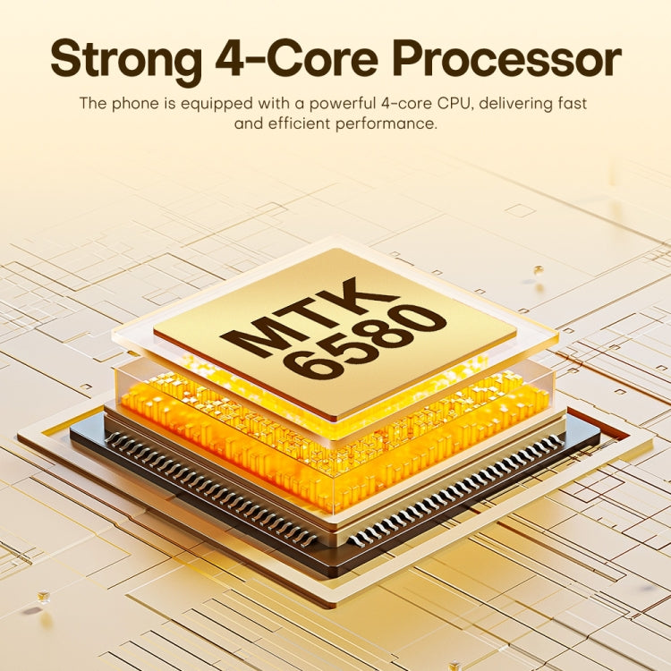 U218 / i16 Pro Max, 1GB+16GB, 6.6 inch Android 8.1 MTK6580A Quad Core, OTG, Network: 3G, Dual SIM, Plug:EU Plug(Desert Gold) - free shipping - PMc TechLife - Order now!