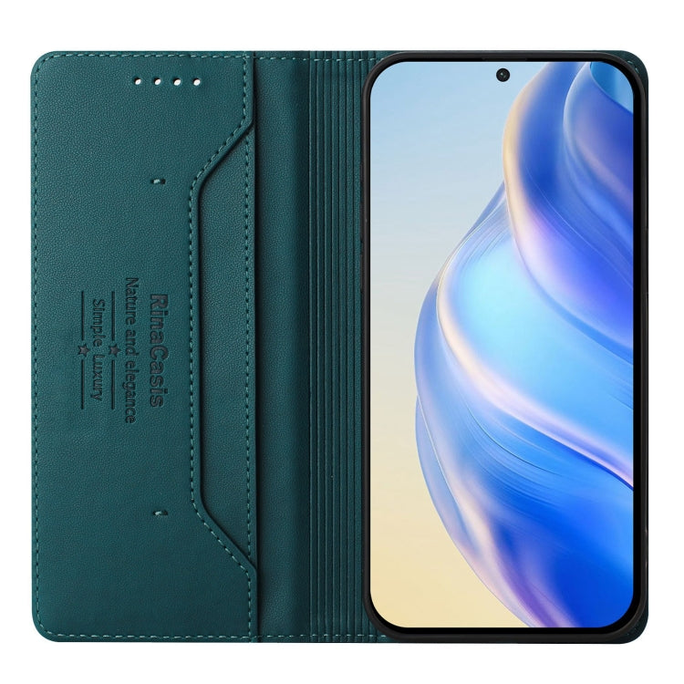 For Ulefone Note 17 Pro RC01 Dual-Folded Magnetic Suction RFID Leather Phone Case(Dark Green) - Ulefone Cases by PMC TechLife | Online Shopping South Africa | PMC TechLife | Buy Now Pay Later Mobicred