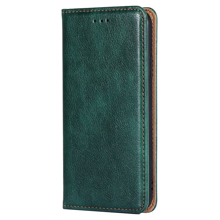 For Samsung Galaxy S25+ 5G Gloss Oil Solid Color Magnetic Leather Phone Case(Green) - Galaxy S25+ 5G Cases by PMC Jewellery | Online Shopping South Africa | PMC Jewellery | Buy Now Pay Later Mobicred